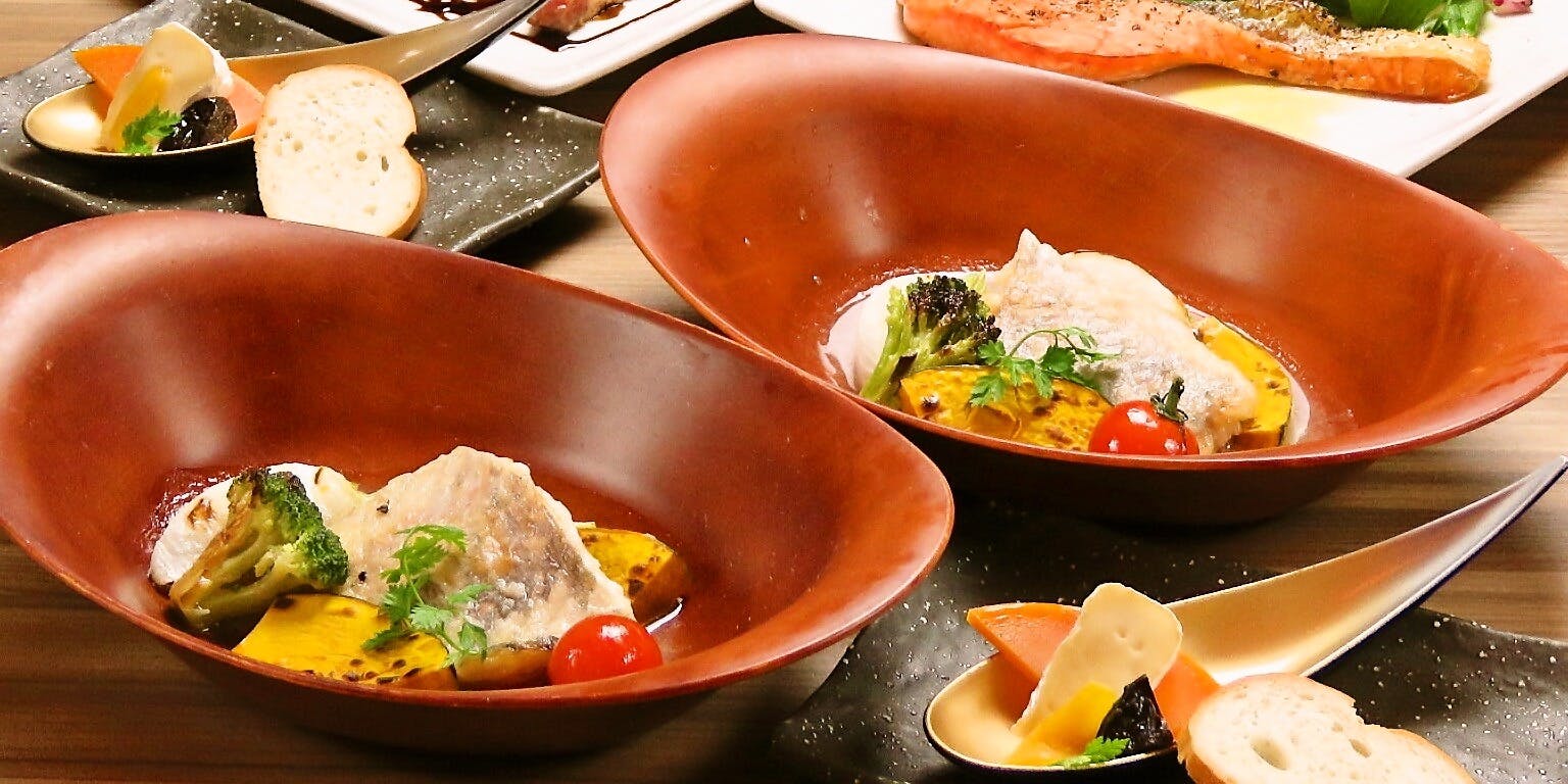 ランチ 大地の恵み 北海道 ダイチノメグミ ホッカイドウ 永田町 北海道料理 一休 Comレストラン