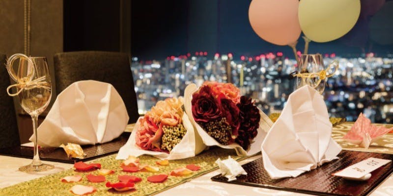 【誕生日ディナープラン】乾杯ドリンク付、バースデープレート付