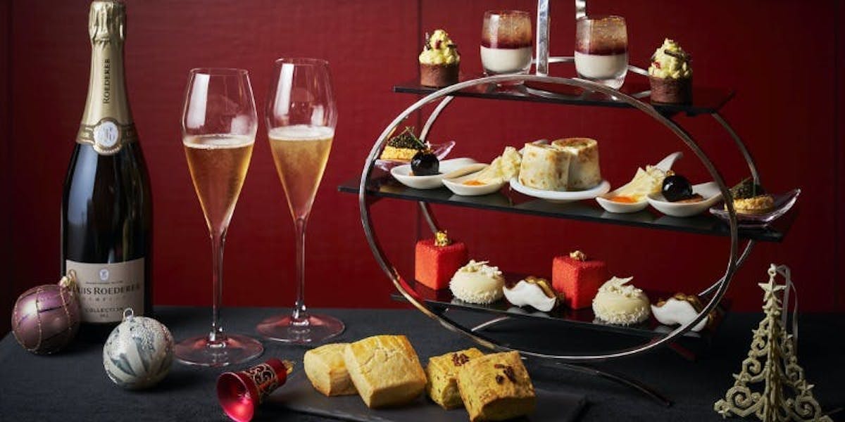 2023年インターコンチネンタルホテル大阪のクリスマスアフタヌーンティー&ライブミュージック