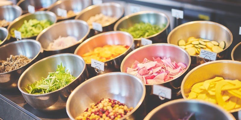 【パスタセット】平日WEB予約限定！旬野菜のサラダビュッフェ＋選べるパスタ