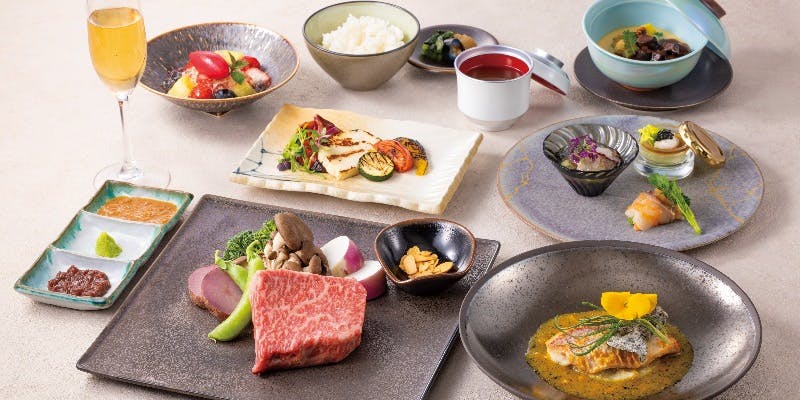 フレンチ鉄板【朝陽門】南足柄産相州牛を楽しむ＋乾杯ドリンク（記念日プラン）