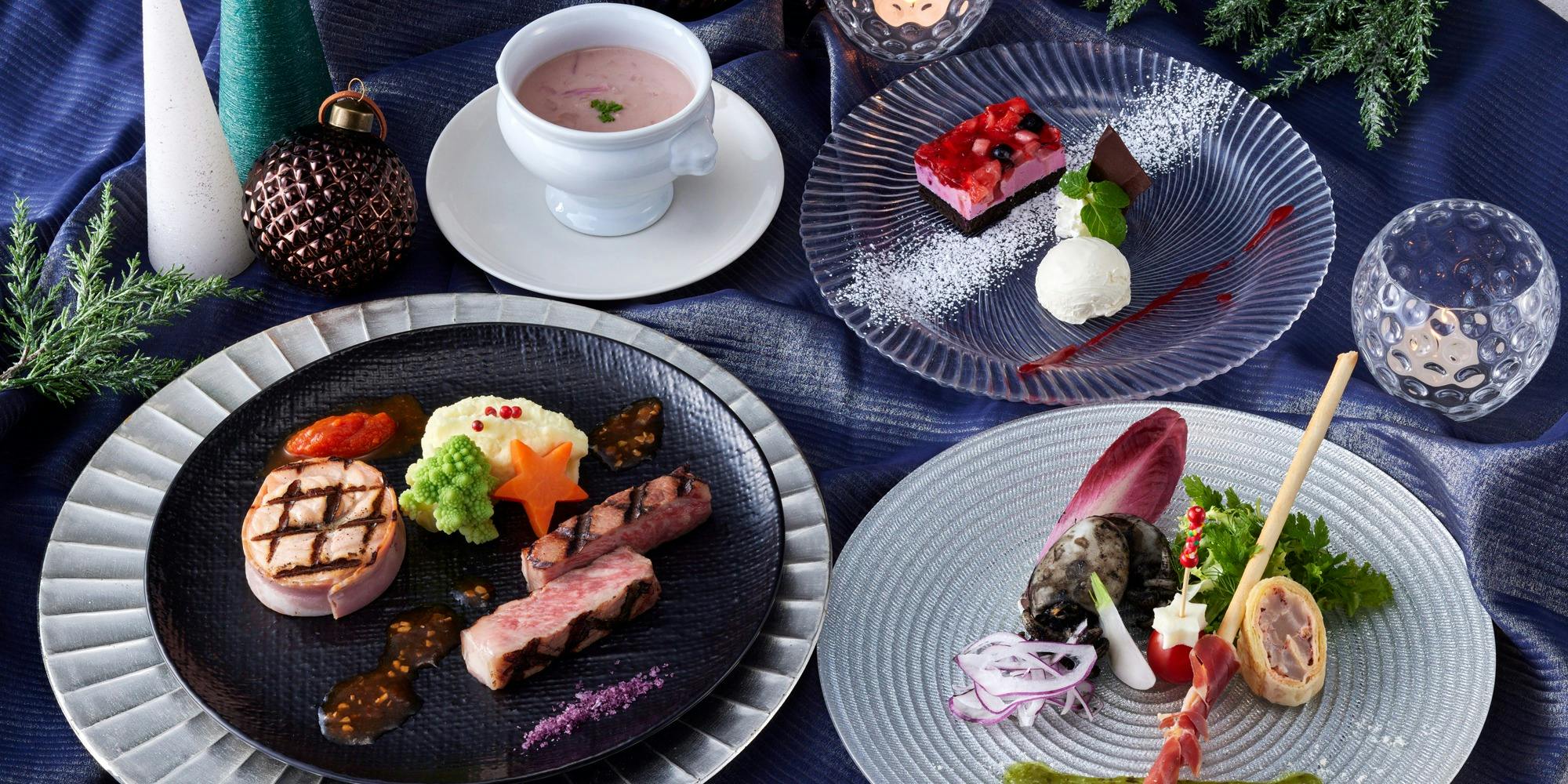Dining&Bar LAVAROCK/コートヤード・バイ・マリオット 東京ステーション 【Xmas2023】クリスマスランチコース+乾杯 ...