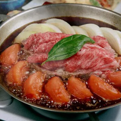 3年連続ミシュラン獲得!唯一無二の、名物【トマトすき焼き】