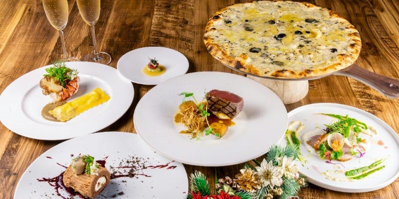 【Xmas2025】12/24.25限定ディナー 豪華食材で華やかに彩るクリスマス特別コース