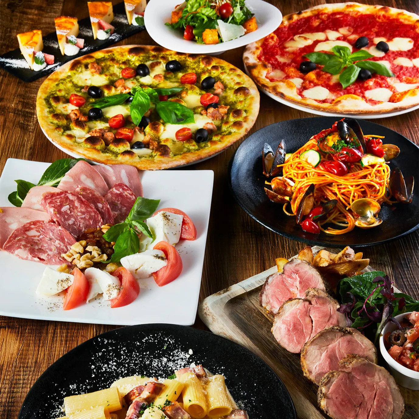 セラフィーナ ニューヨーク さいたま新都心店 月 木曜 3hフリードリンク付き 冬野菜を使った2種のピッツァなど全8品 スタンダードコース ディナー プラン メニュー 一休 Comレストラン