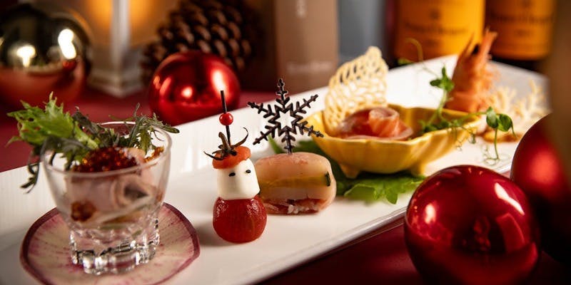 【Xmas2025】ふかひれ｜イセエビ｜和牛など「 Noel 」＋シャンパン＋展望台入場券（窓側席）