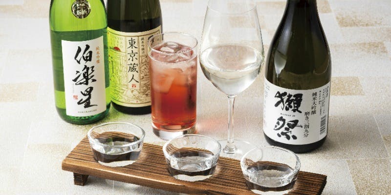 料理長おすすめ　特選酒肴セット＋乾杯ドリンク＋11月特典 黒ぐち塩焼き、12月特典 鯛釜飯（平日限定）