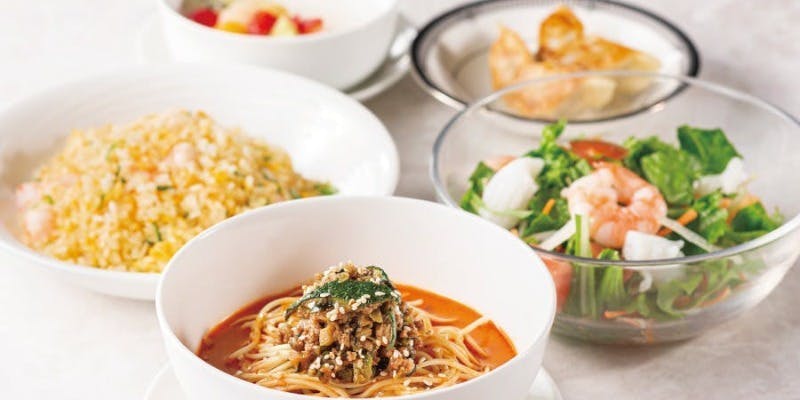 【担々麺セット】人気の担々麺とチャーハンのセット（平日限定）