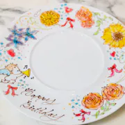 チョコペンアートプレート