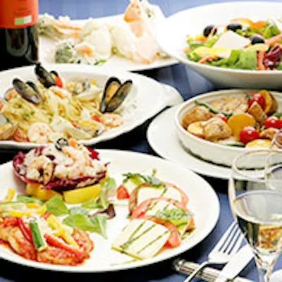 東京湾を臨みながら、シーフードイタリアンをご堪能ください