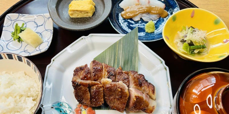 平日ランチ限定【岩中豚吟醸酒粕味噌漬炭火焼定食】