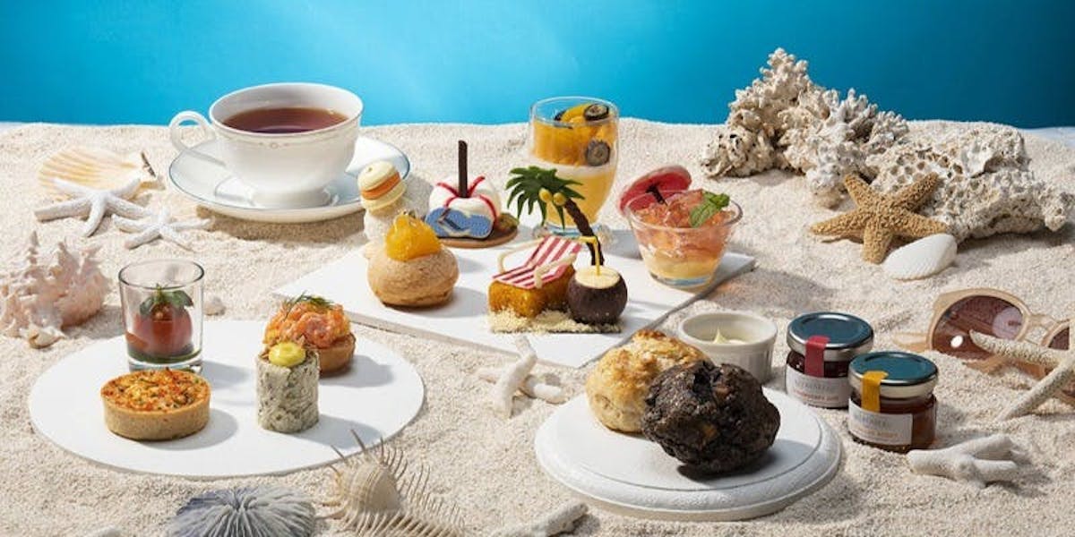 スイスホテル南海大阪の2023年夏のアフタヌーンティー ビーチサイド サマー アフタヌーンティー