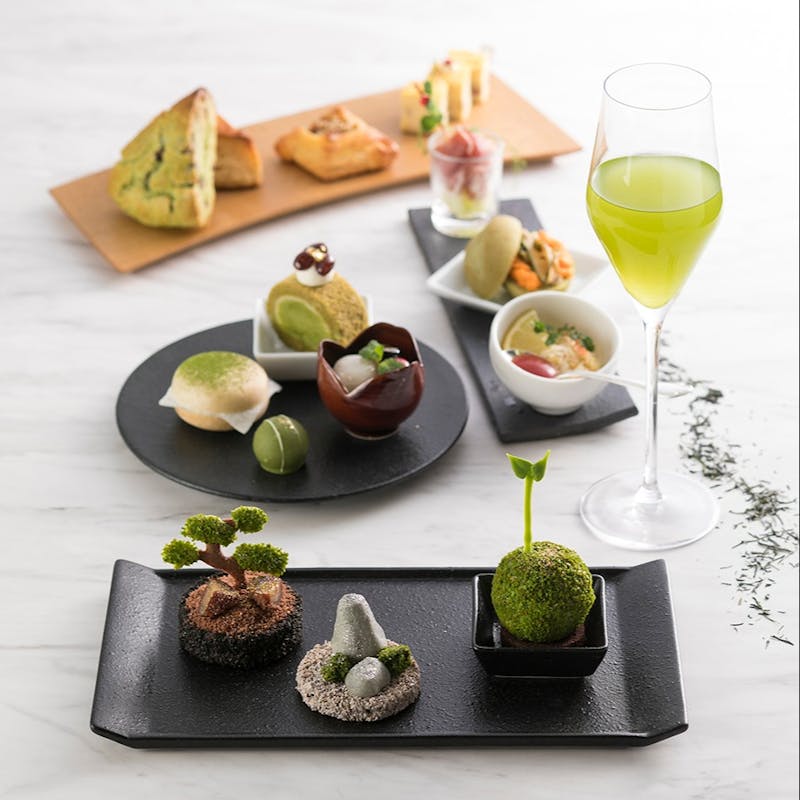 スイスホテル南海大阪の「福岡・八女茶アフタヌーンティー」