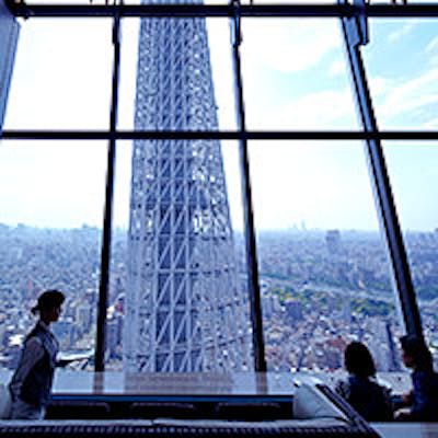 全席から東京スカイツリー(R)をご覧いただけます