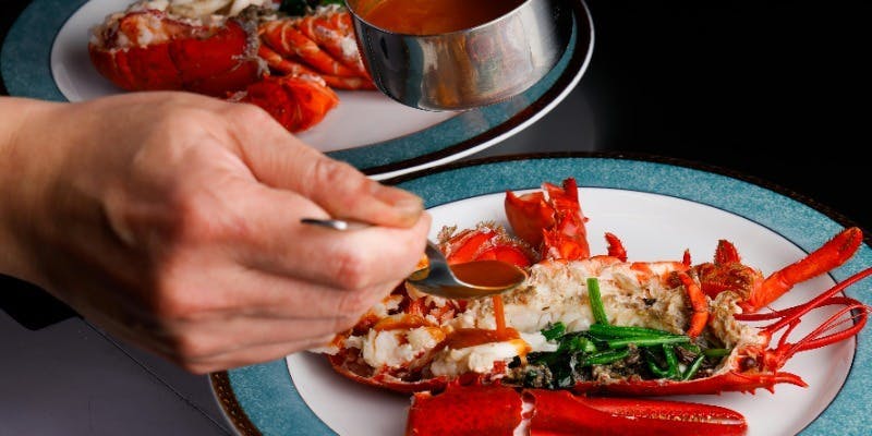 スペシャルランチ【オマール海老、アワビ、A5仙台牛サーロイン】全7皿＋乾杯ドリンク付き＋オプション