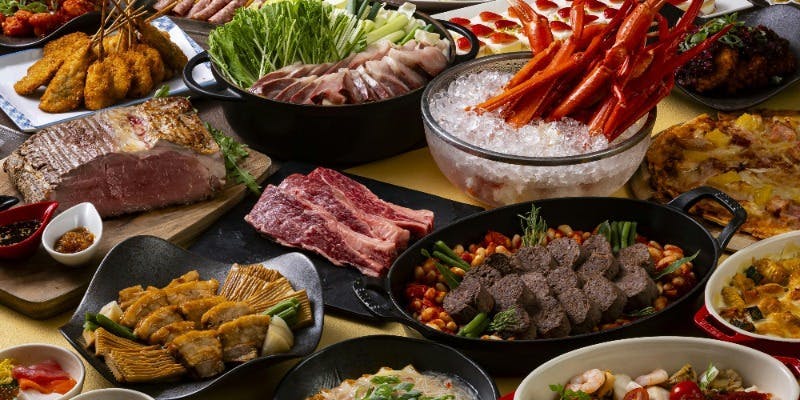 【12月ディナー】ベニズワイガニや約70種の料理とスイーツのブッフェ ＋早割（120分制）