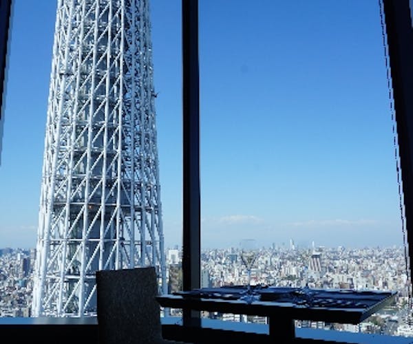 クリスマス ランチ Issare Shu Cielo 東京ソラマチ30f Okaimonoモール レストラン