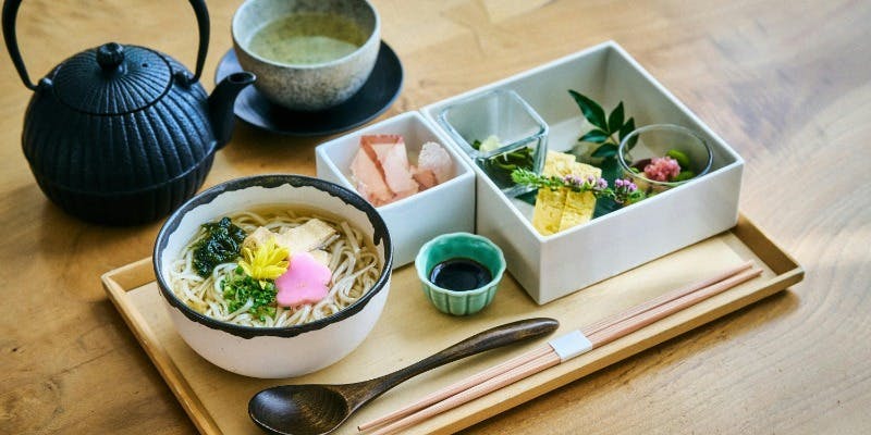 うどん朝食セット