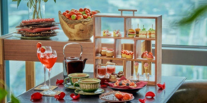 ストロベリーアフタヌーンティー＋チョコレートバー付き（12/27～2/28 平日）