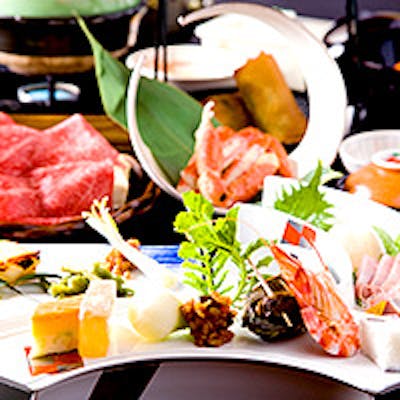 豪華食材を使った懐石料理