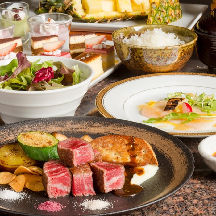 鉄板焼なにわ リーガロイヤルホテル広島 サンキューランチ メインの牛フィレ肉にフォワグラを添えて 8月末まで ランチ プラン メニュー 一休 Comレストラン
