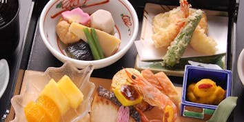 【茜御膳】季節の八寸、天ぷら、炊合せなど全5品 - 大阪 光林坊