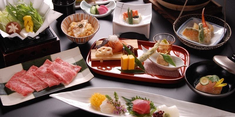 大阪 光林坊 【特別懐石宴会コース】造り、凌ぎ、焼き八寸、鍋、水菓子