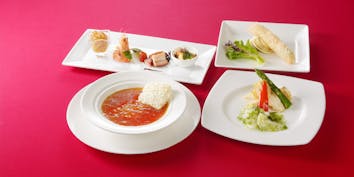 【ふかひれランチコース】ふかひれスープなど全7品 - ホテルオークラレストラン名古屋 中国料理 桃花林