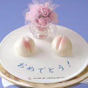 桃饅頭サービス
