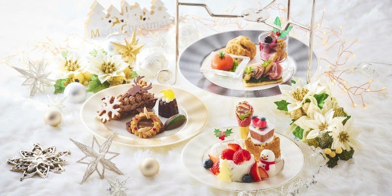 【Xmas2025】遊び心いっぱいのサプライズ・クリスマス　アフタヌーンティーセット＋グラスシャンパン付き