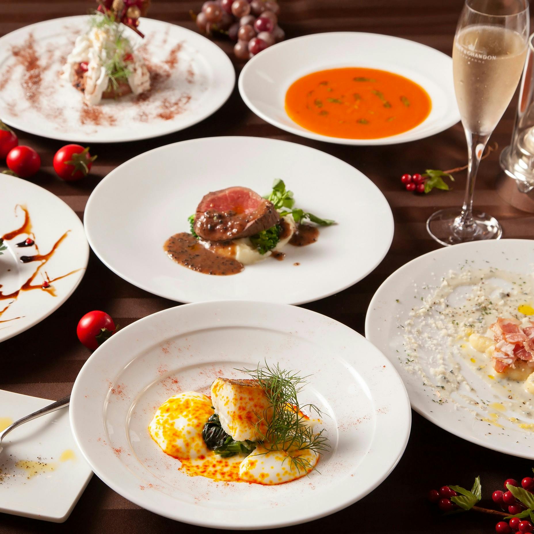 Incontro Osteria Grill グランドニッコー東京 台場 Xmas19 乾杯モエシャンドン付 クリスマスディナー全7品 早割 ディナー プラン メニュー 一休 Comレストラン