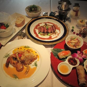 クリスマス ディナー チャオ サイゴン 大阪肥後橋店 アパホテル 大阪肥後橋駅前 30f Okaimonoモール レストラン