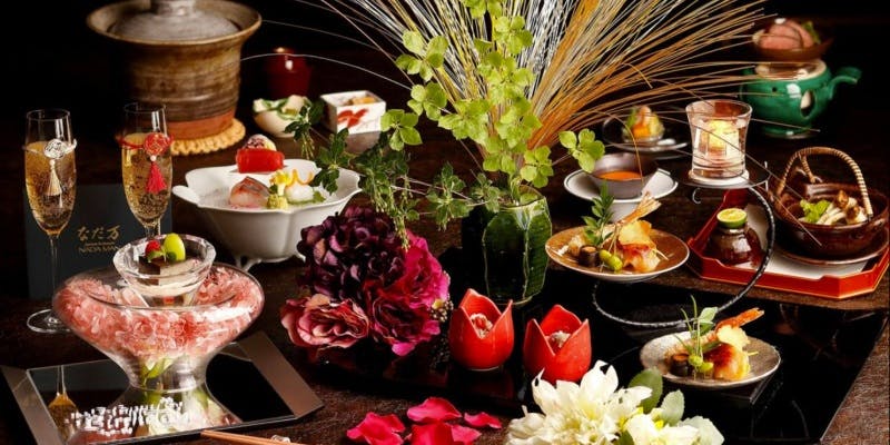 【誕生日ディナーC】＋スパークリングワイン・バースデープレート・フォトサービス（全7皿）