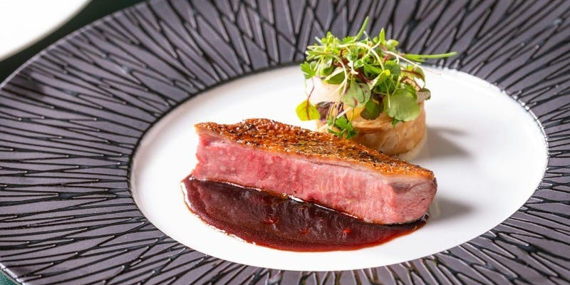 【ご宴会スタンダードBプラン】乾杯酒付飲み放題フォアグラ＆Wメイン＋スパークリングワイン（個室確約）