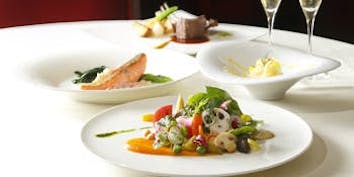 【お祝いコースC】季節の魚料理＆和牛フィレ肉のソテーがメイン  全6品 - 三笠会館 榛名