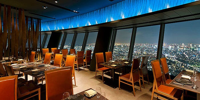 Sky Restaurant 634 土日祝 東京スカイツリー R 天望デッキフロア345内 東京を一望 ランチ席予約 ランチ プラン メニュー 一休 Comレストラン