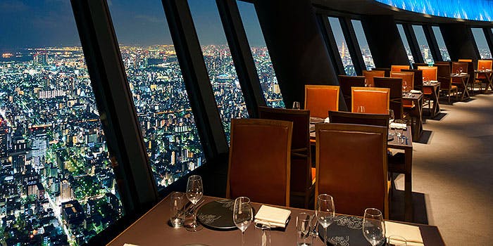 Sky Restaurant 634 (スカイレストラン634) - 押上/フランス料理 [一休