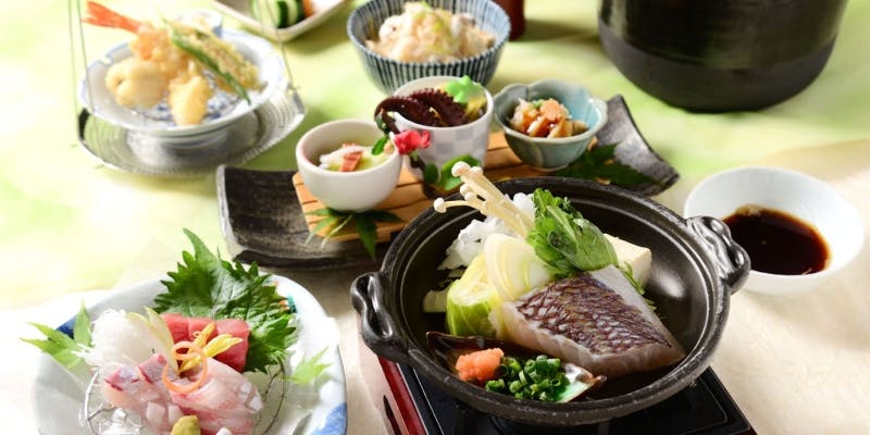 ＜ランチ限定＞同窓会や仲間内でのお集まりに【梅会席】4,500円（税込）