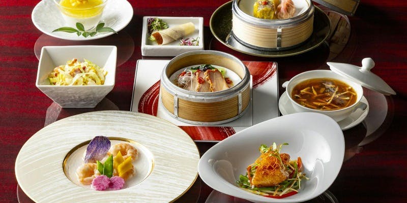  平日限定　全8品からなるカジュアルディナーコース「桂花」＋スパークリングワインを含む飲み放題