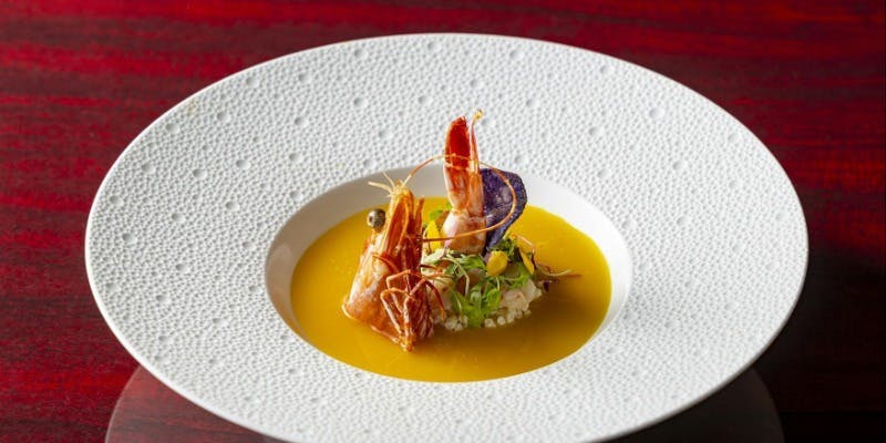 【酔仙】天然有頭海老、蝦夷鮑、黒毛和牛を含む豪華コース