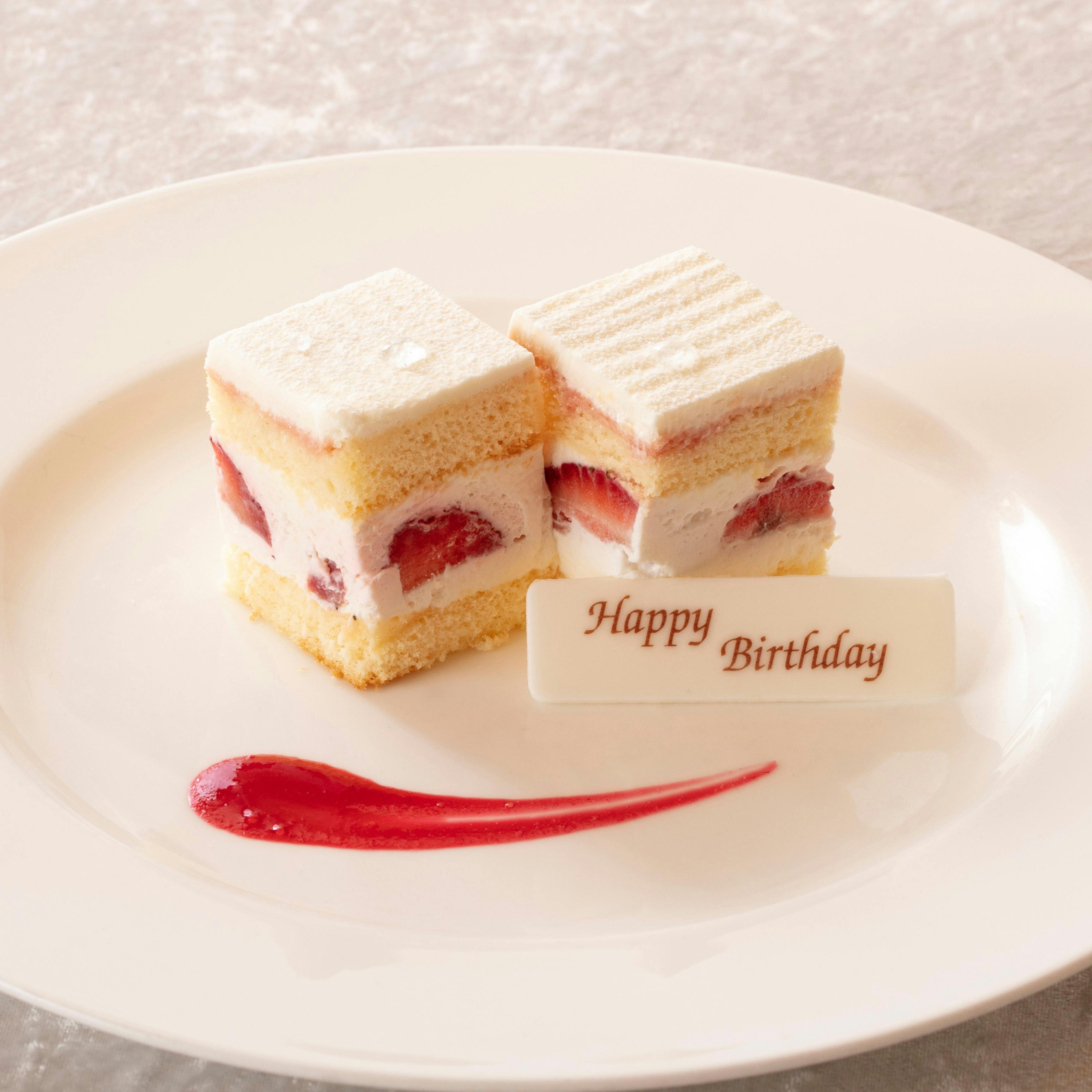 【お誕生日や記念日に】メッセージ入りショートケーキ
