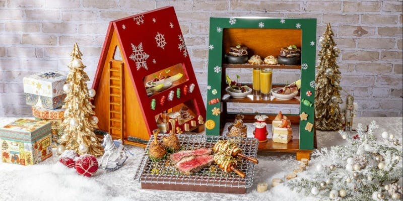 平日 お肉やセイボリーも楽しむ「クリスマスミートアフタヌーンティー