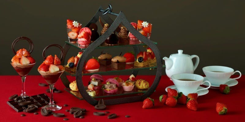 いちごvsチョコレートアフタヌーンティー（11/25～）（2時間制）