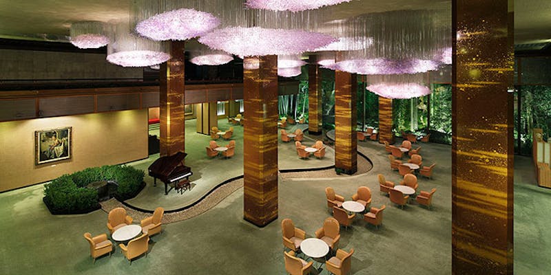 リーガロイヤルホテル大阪の抹茶アフタヌーンティーが行われるレストランの雰囲気