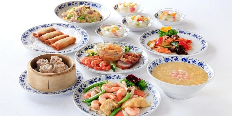 【飲み放題コース】コーンスープや特製焼売など全8品＋麻婆豆腐