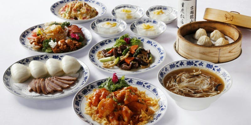 【飲み放題コース】牛肉の炒めや小籠包など全8品＋麻婆豆腐