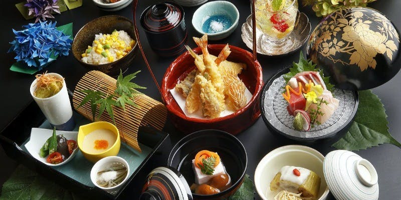 横浜 なだ万賓館 【四季懐石】季節の食材をふんだんに使った懐石料理