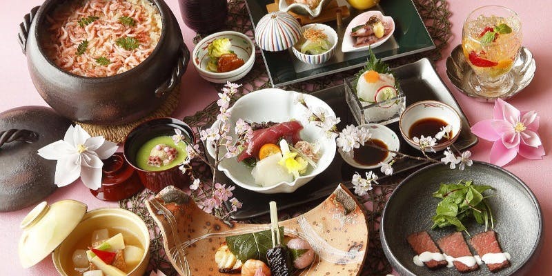 横浜 なだ万賓館 「春陽（しゅんよう）（4月）」 ＋乾杯ドリンク