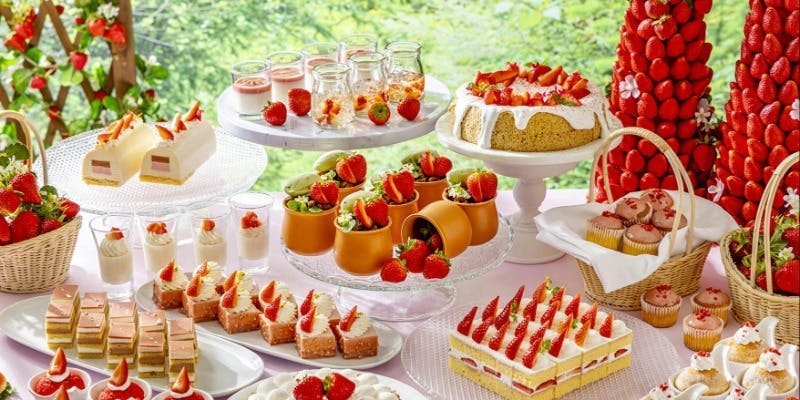 ストロベリースイーツビュッフェ ～春のそよ風～（1月）