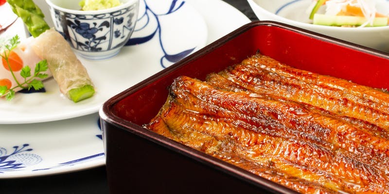 【当日予約可能】浮舟（うきふね）石垣牛ステーキ＋季節の和食＋うなぎ白焼＋うな重